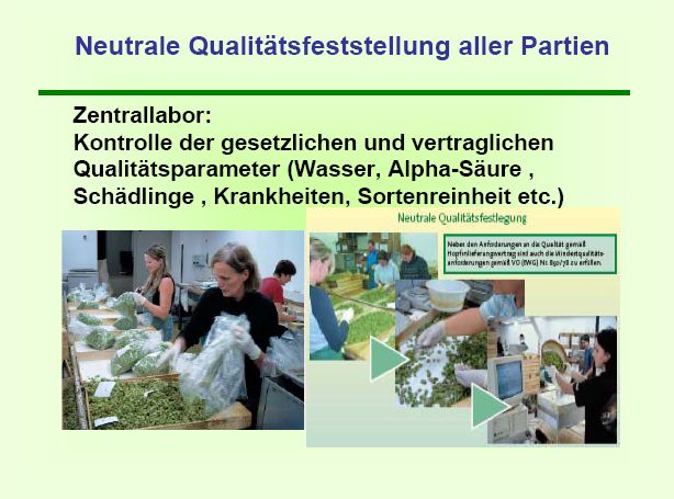 Neutrale Qualitätsfeststellung aller Partien