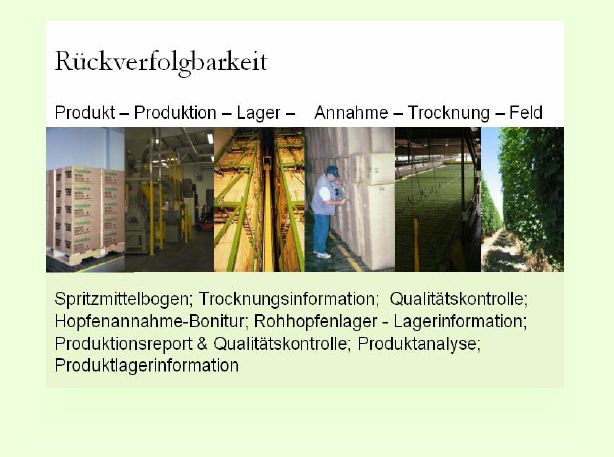 Rückverfolgbarkeit